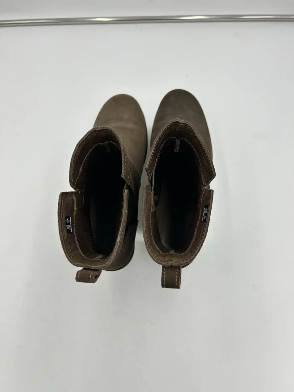 ECCO Touch 15 Brown Suede Chelsea Ankle Boots Comfort Pull On EU 40 US 9-9.5 NEW